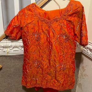 Vibrant kurti and duppata